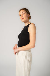 Ethical, Sustainable, Fairtrade, Organic Cotton Athletic Tank Top - Black