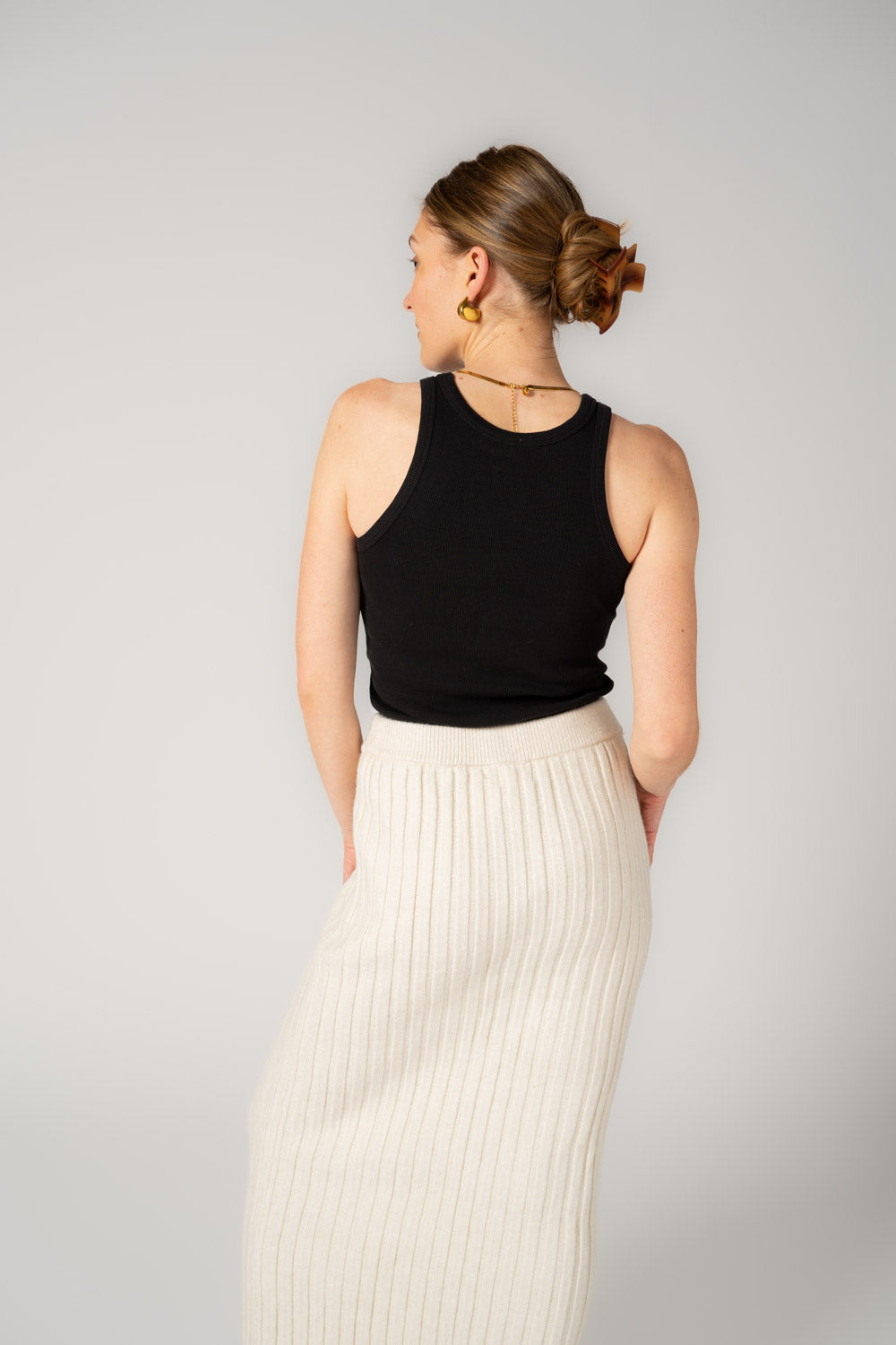 Ethical, Sustainable, Fairtrade, Organic Cotton Athletic Tank Top - Black