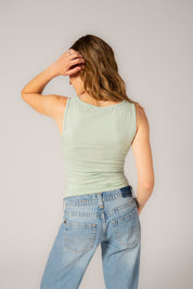 Ethical, Sustainable, Fairtrade, Organic Cotton Classic Tank Top Light Mint
