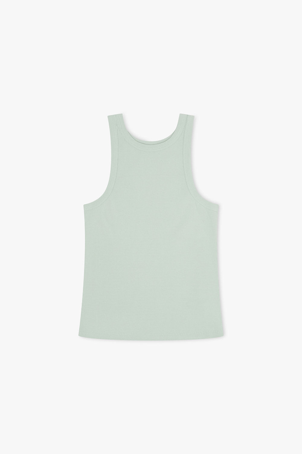 Ethical, Sustainable, Fairtrade, Organic Cotton Athletic Tank Top - Light Mint
