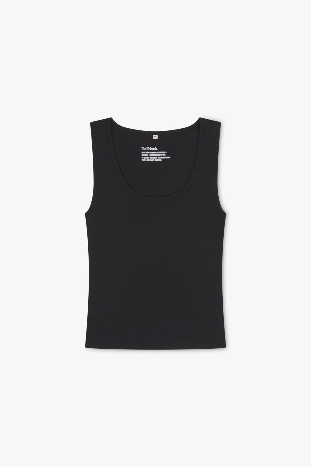 Ethical, Sustainable, Fairtrade, Organic Cotton Classic Tank Top Black