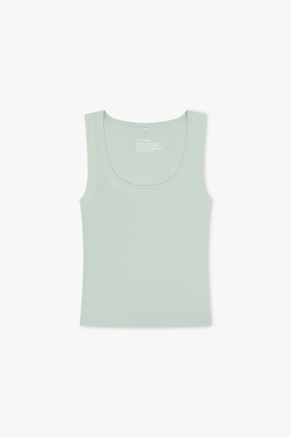 Ethical, Sustainable, Fairtrade, Organic Cotton Classic Tank Top Light Mint