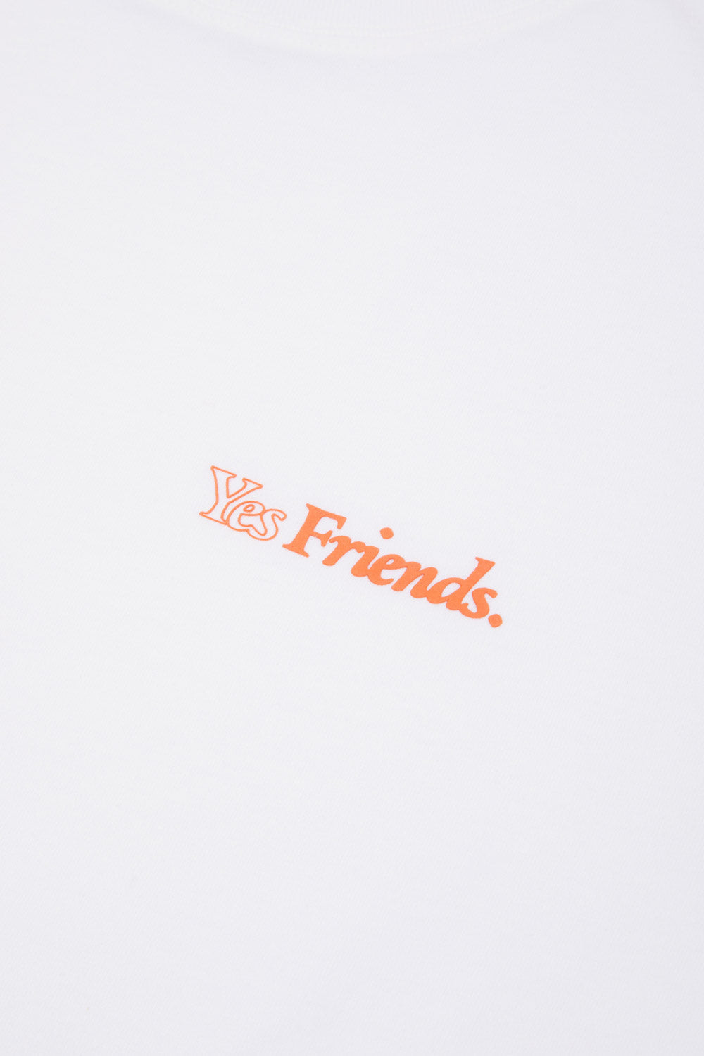 Men's Fairtrade Organic Orange Logo White T-shirt