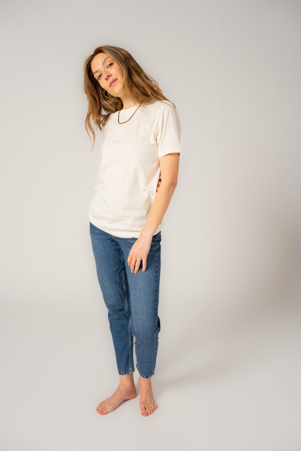 Ethical, Sustainable, Fairtrade & Organic Cotton, T-shirt, Ecru