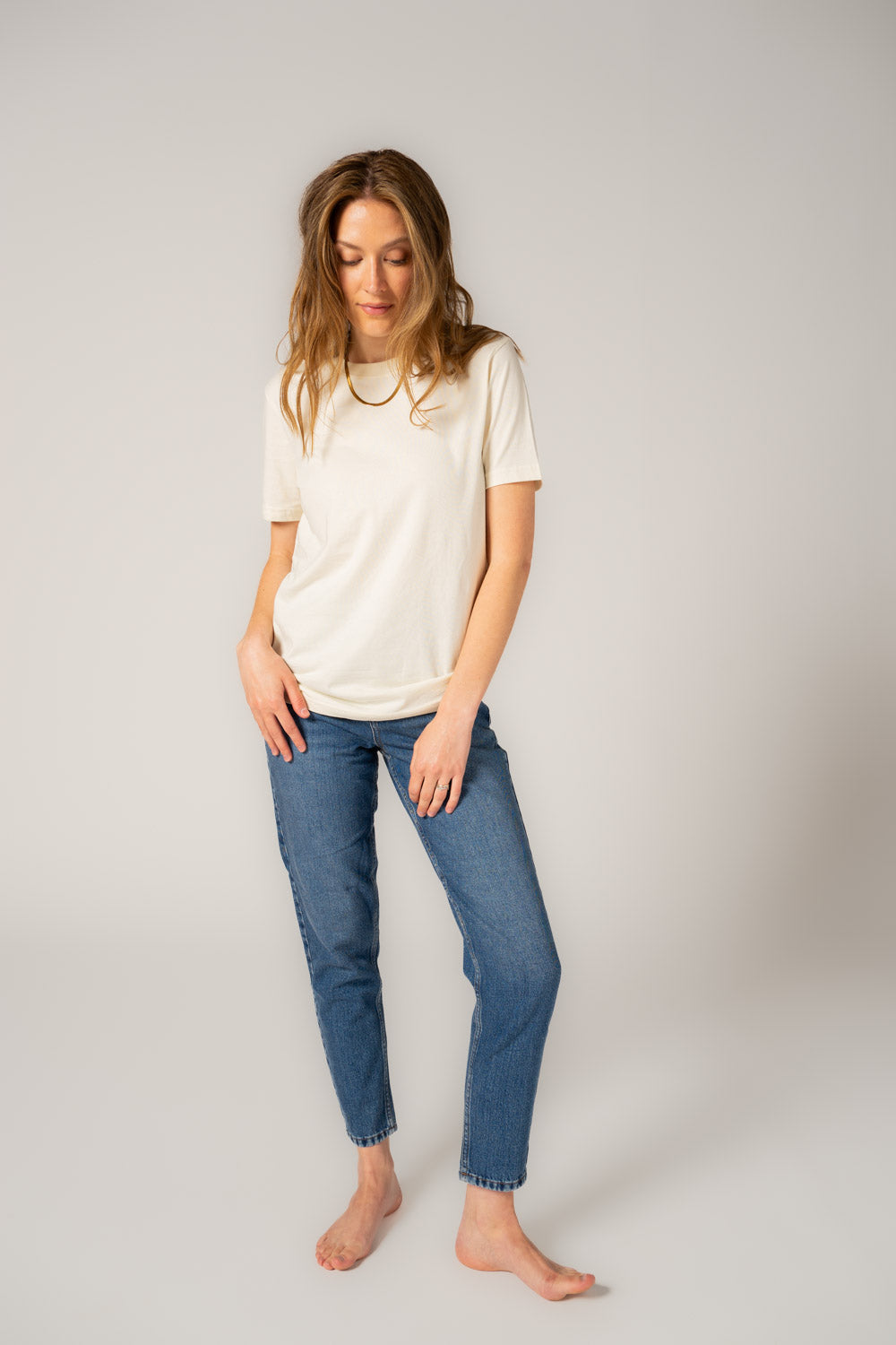 Ethical, Sustainable, Fairtrade & Organic Cotton, T-shirt, Ecru