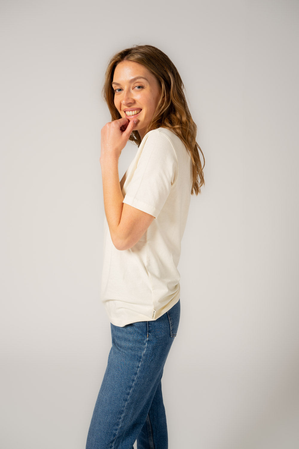 Ethical, Sustainable, Fairtrade & Organic Cotton, T-shirt, Ecru