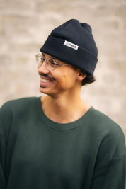 Organic Beanie Black