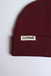Organic Beanie Burgundy