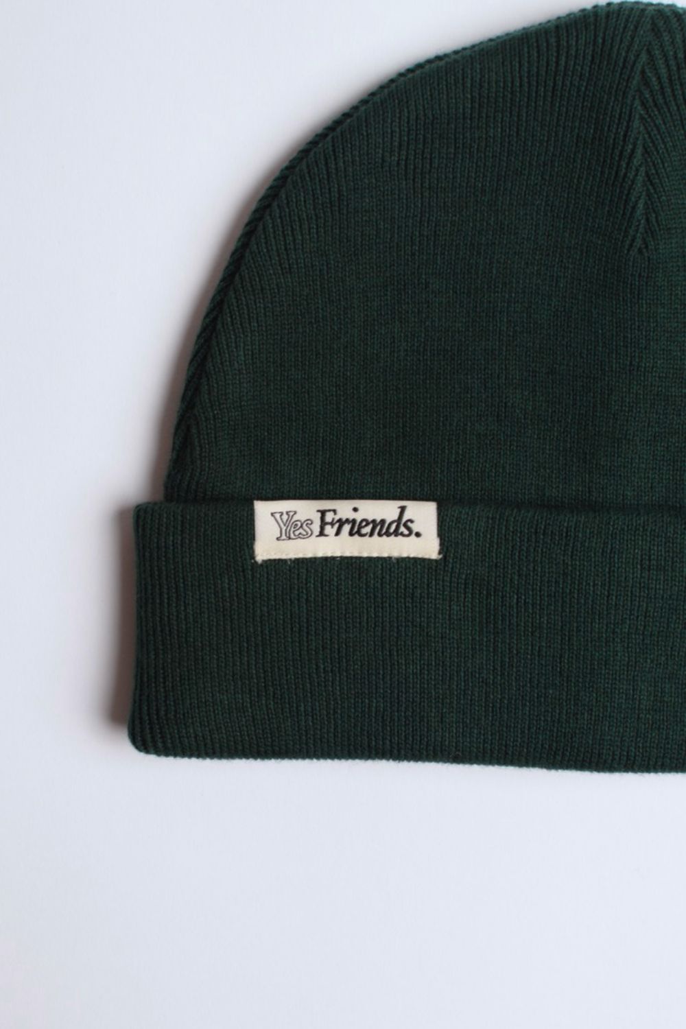 Organic Beanie Forest Green