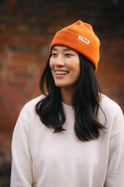 Organic Beanie Rust