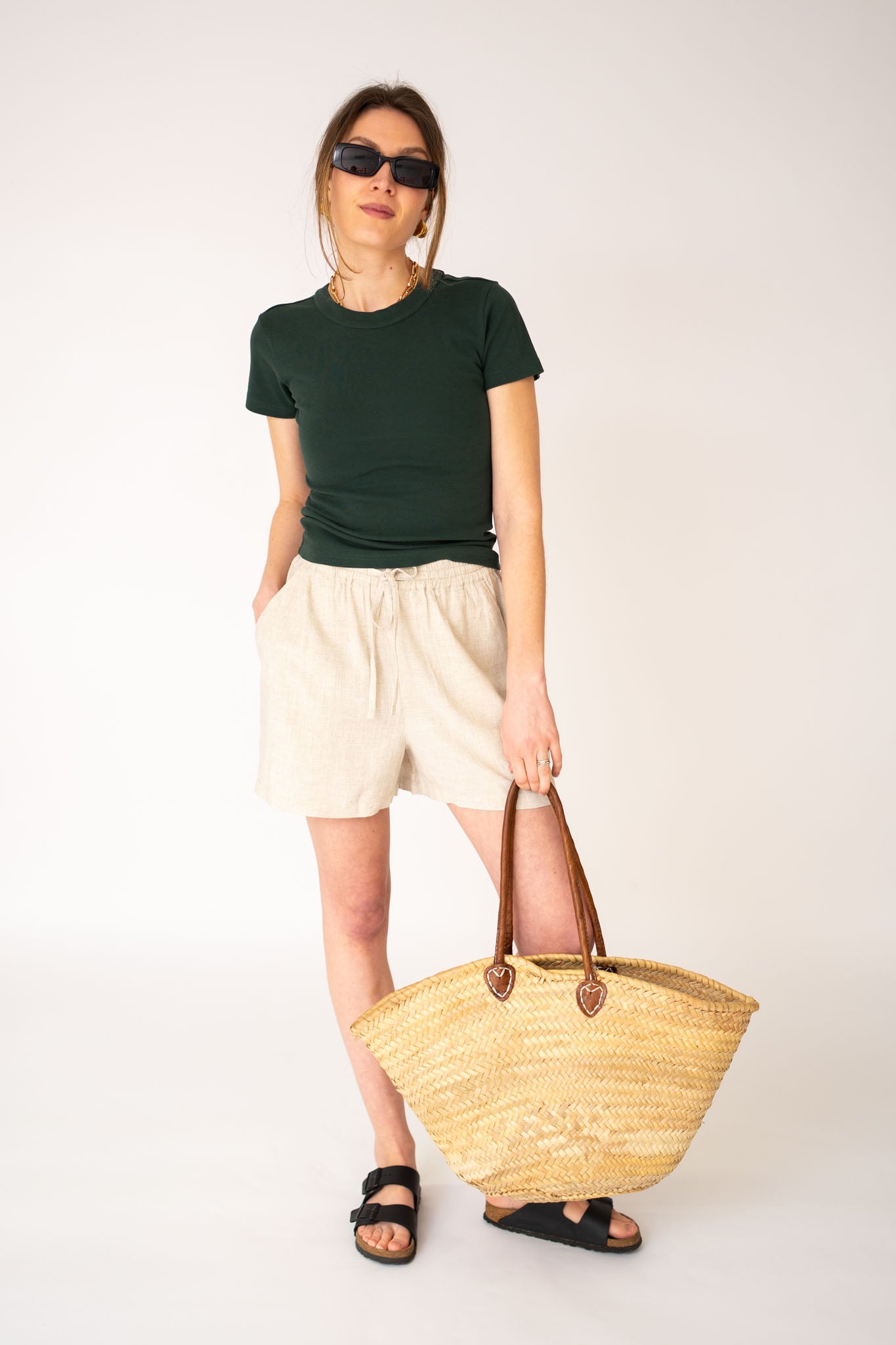 Fitted Micro Rib Organic T-shirt