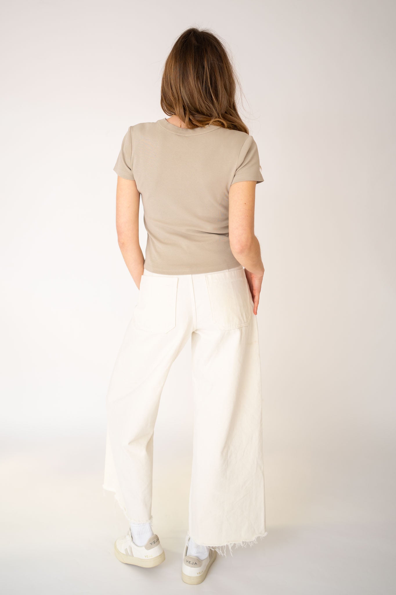 Fitted Micro Rib Organic T-shirt
