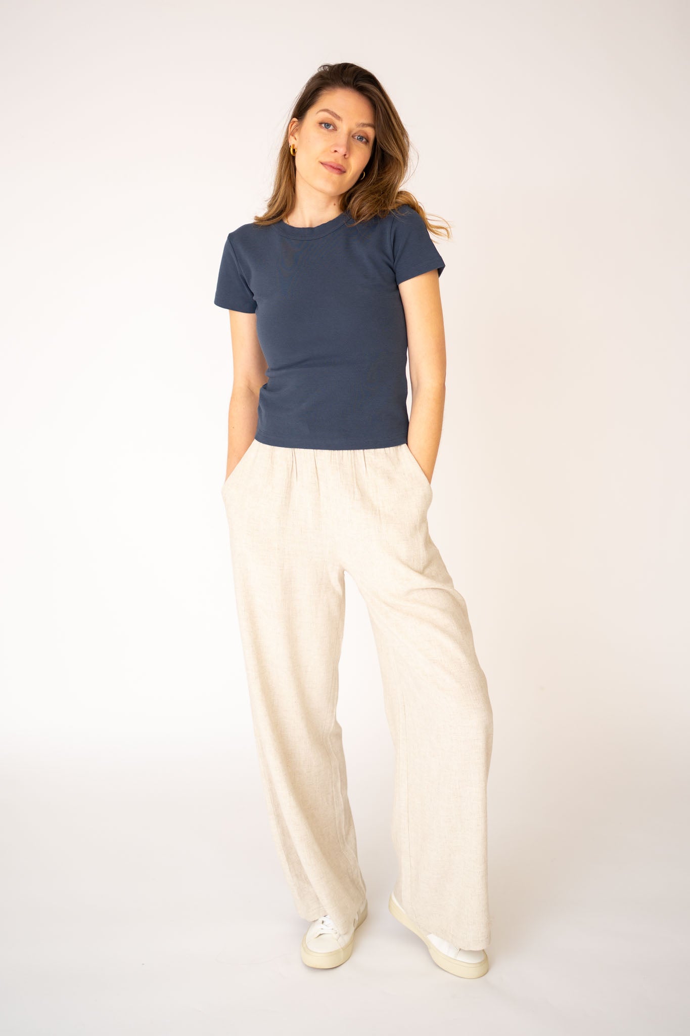 Fitted Micro Rib Organic T-shirt