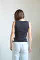 Black Classic Organic Cotton Tank Top Ethical & Sustainable