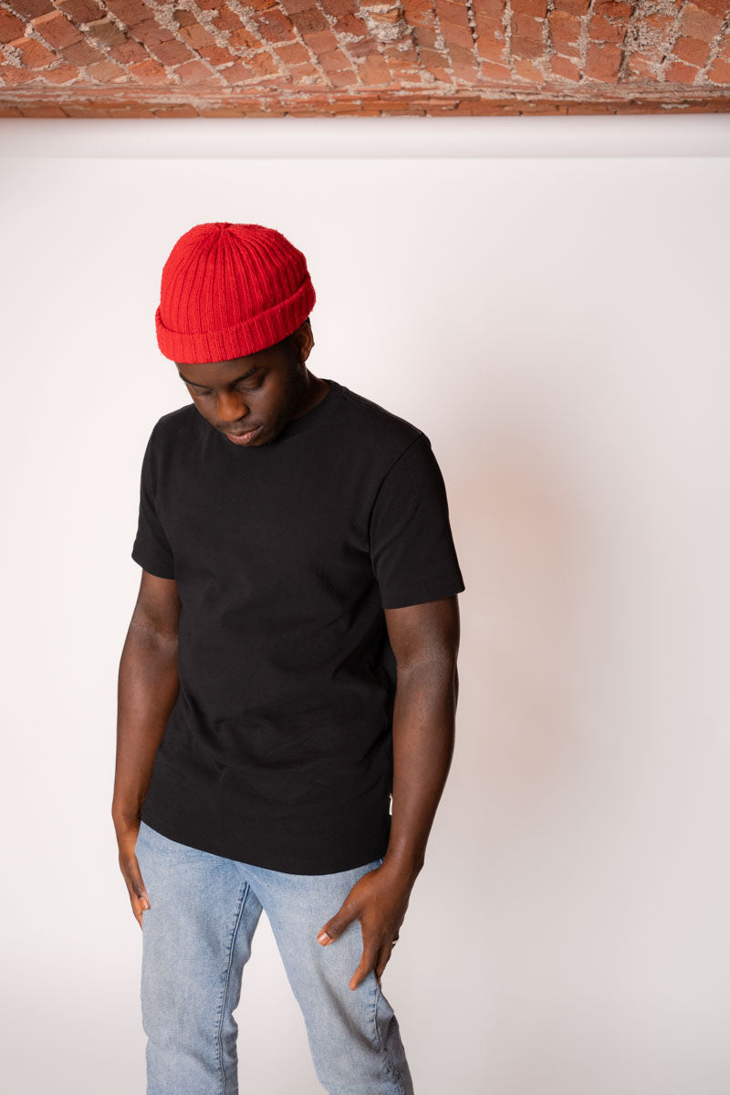 Ethical and Sustainable Premium Heavyweight Organic T-shirt - Black
