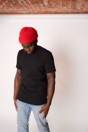 Ethical and Sustainable Premium Heavyweight Organic T-shirt - Black