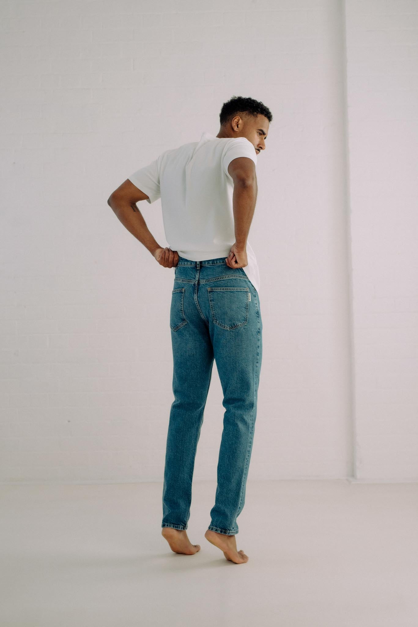 Slim Straight Organic Jeans