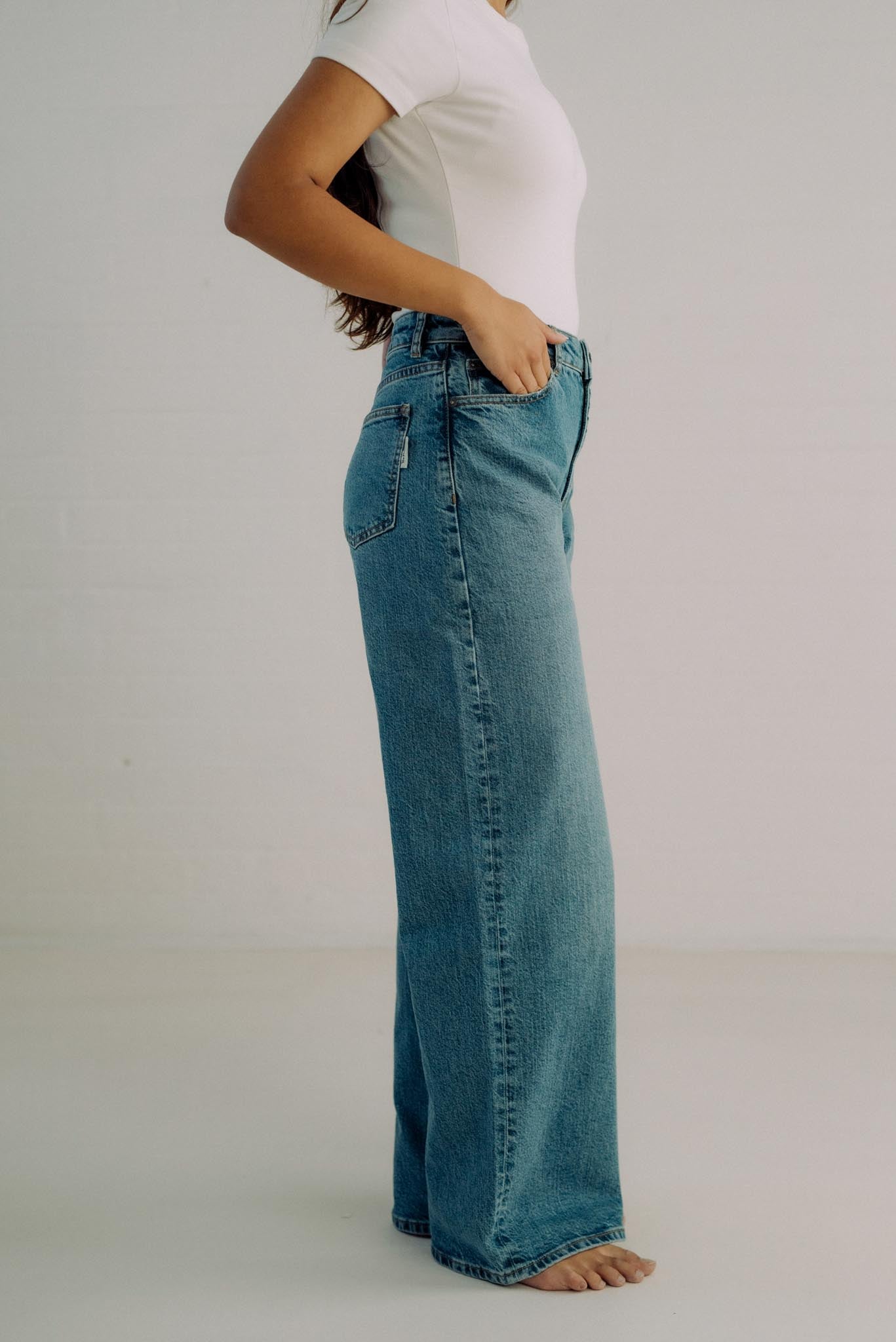 Wide Organic Jeans