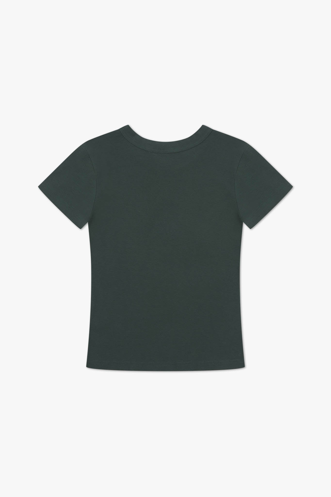 Fitted Micro Rib Organic T-shirt