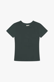 Fitted Micro Rib Organic T-shirt