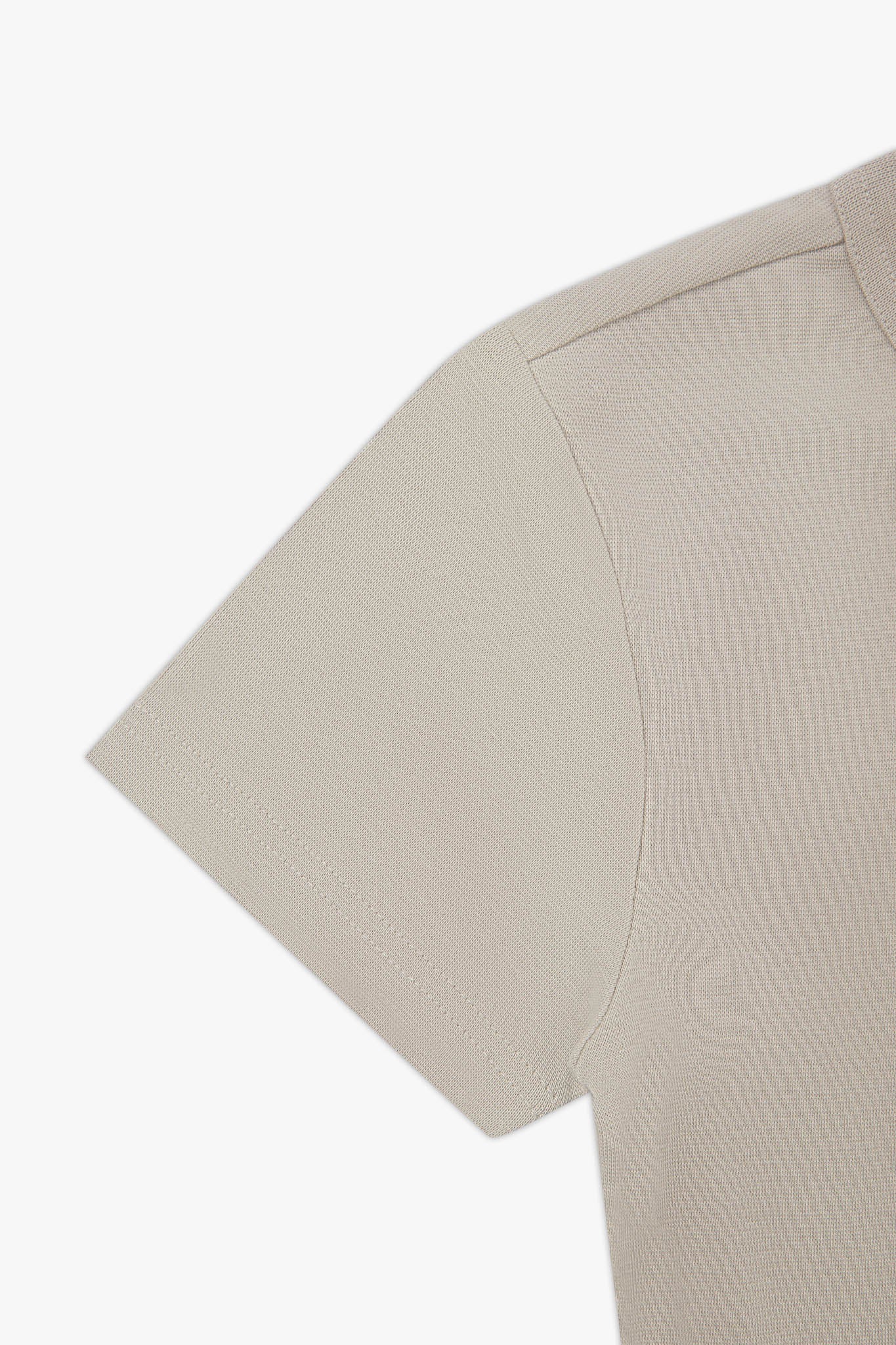 Fitted Micro Rib Organic T-shirt