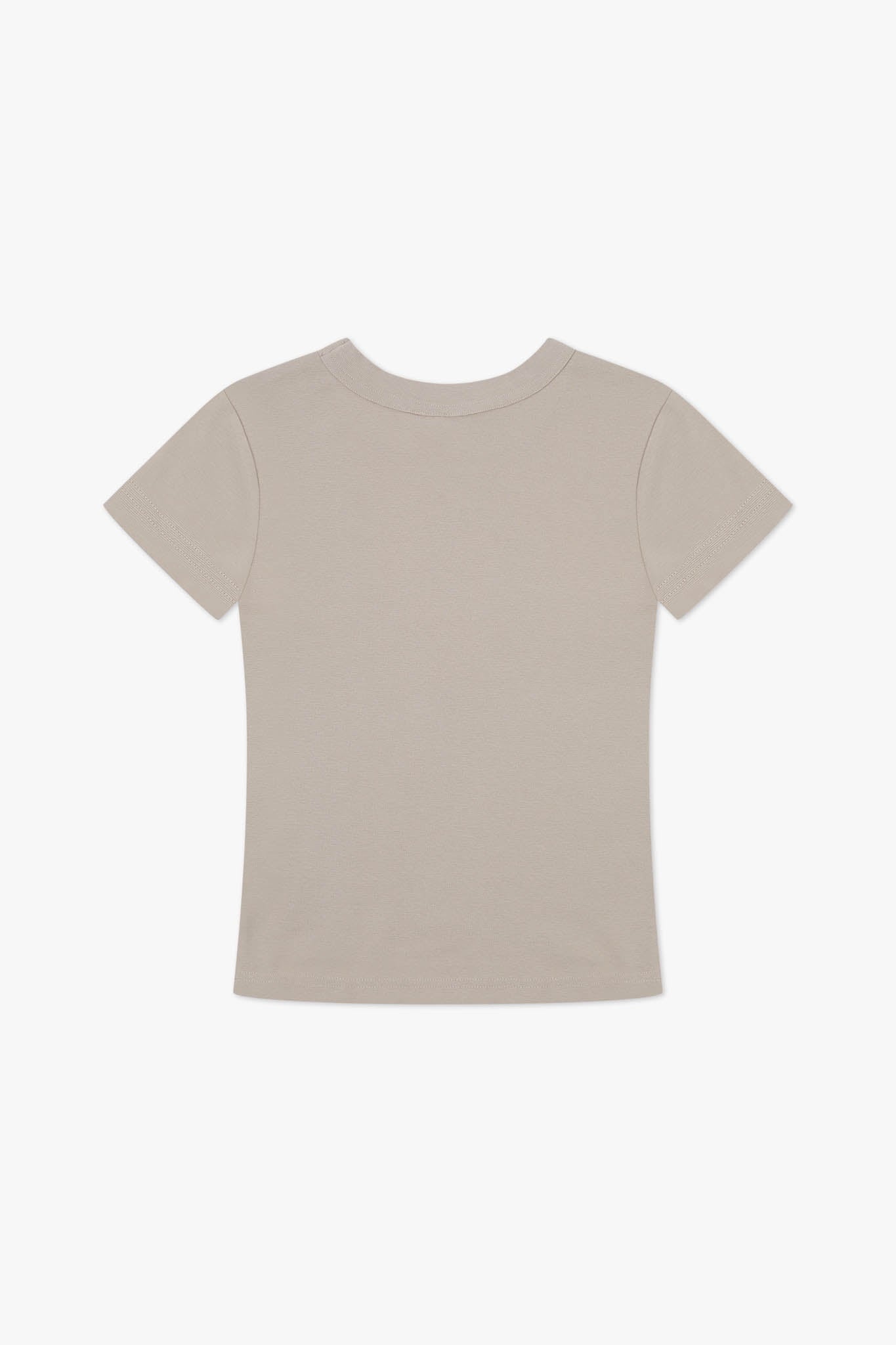 Fitted Micro Rib Organic T-shirt