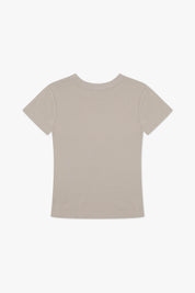 Fitted Micro Rib Organic T-shirt