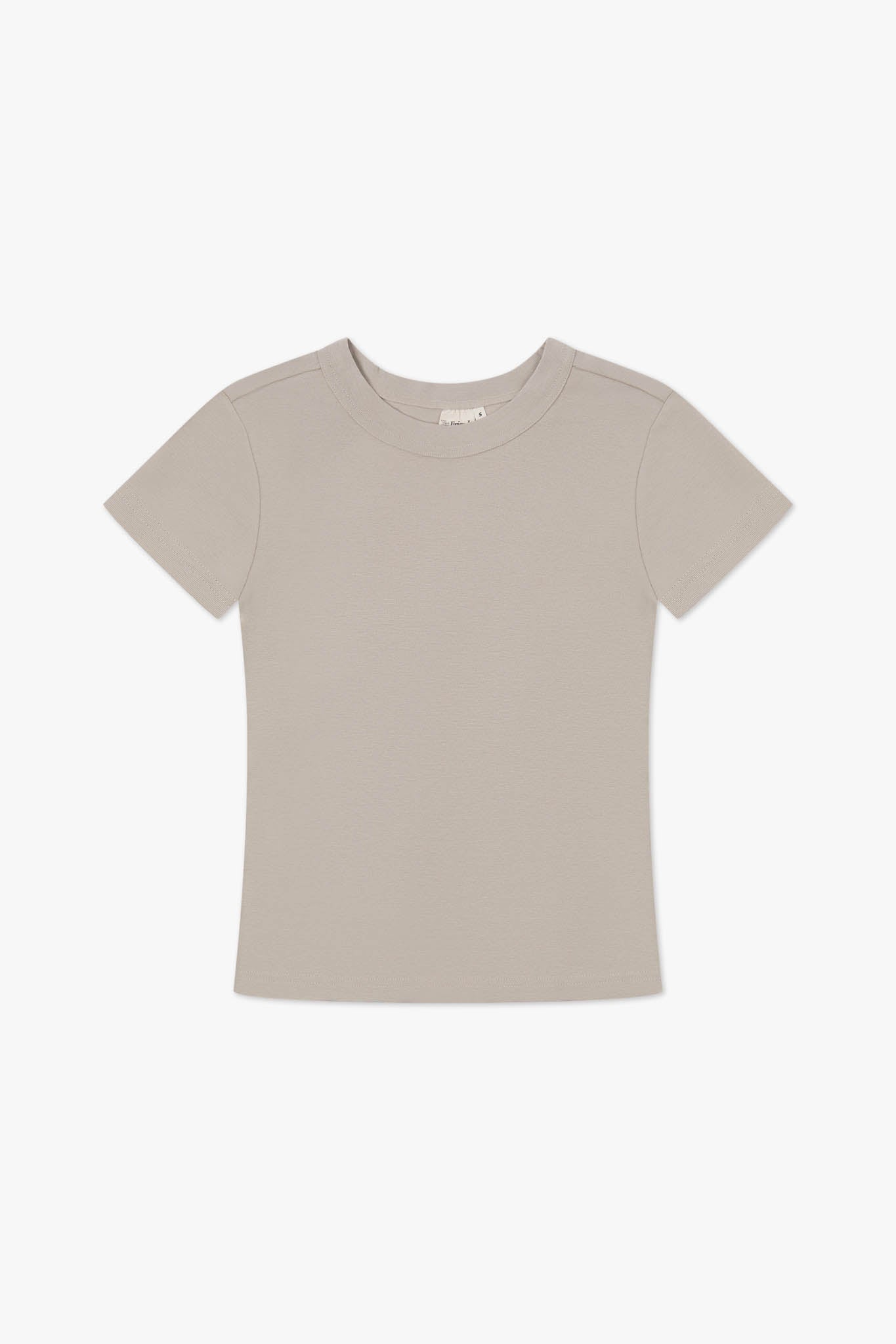 Fitted Micro Rib Organic T-shirt
