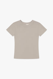 Fitted Micro Rib Organic T-shirt