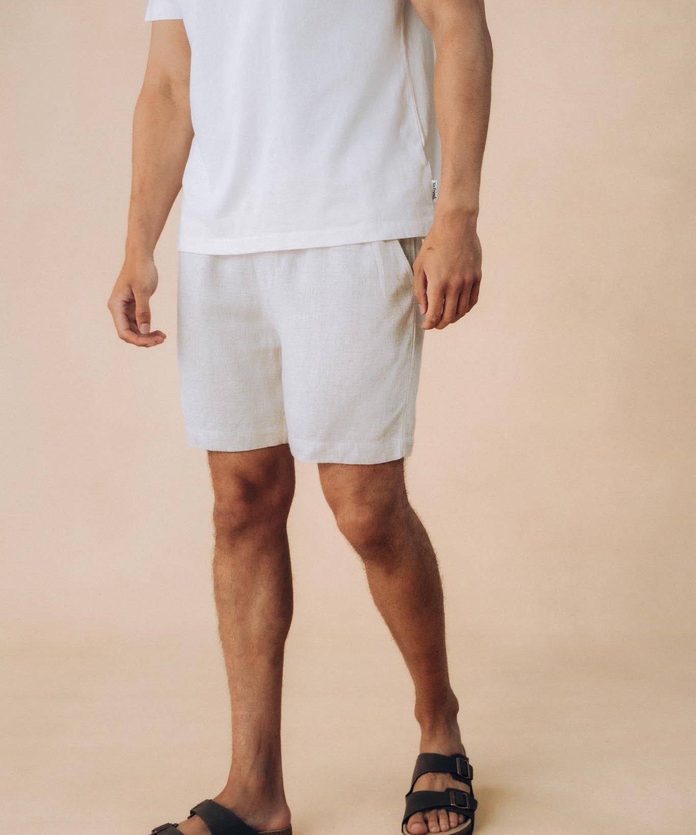 Linen Blend Shorts