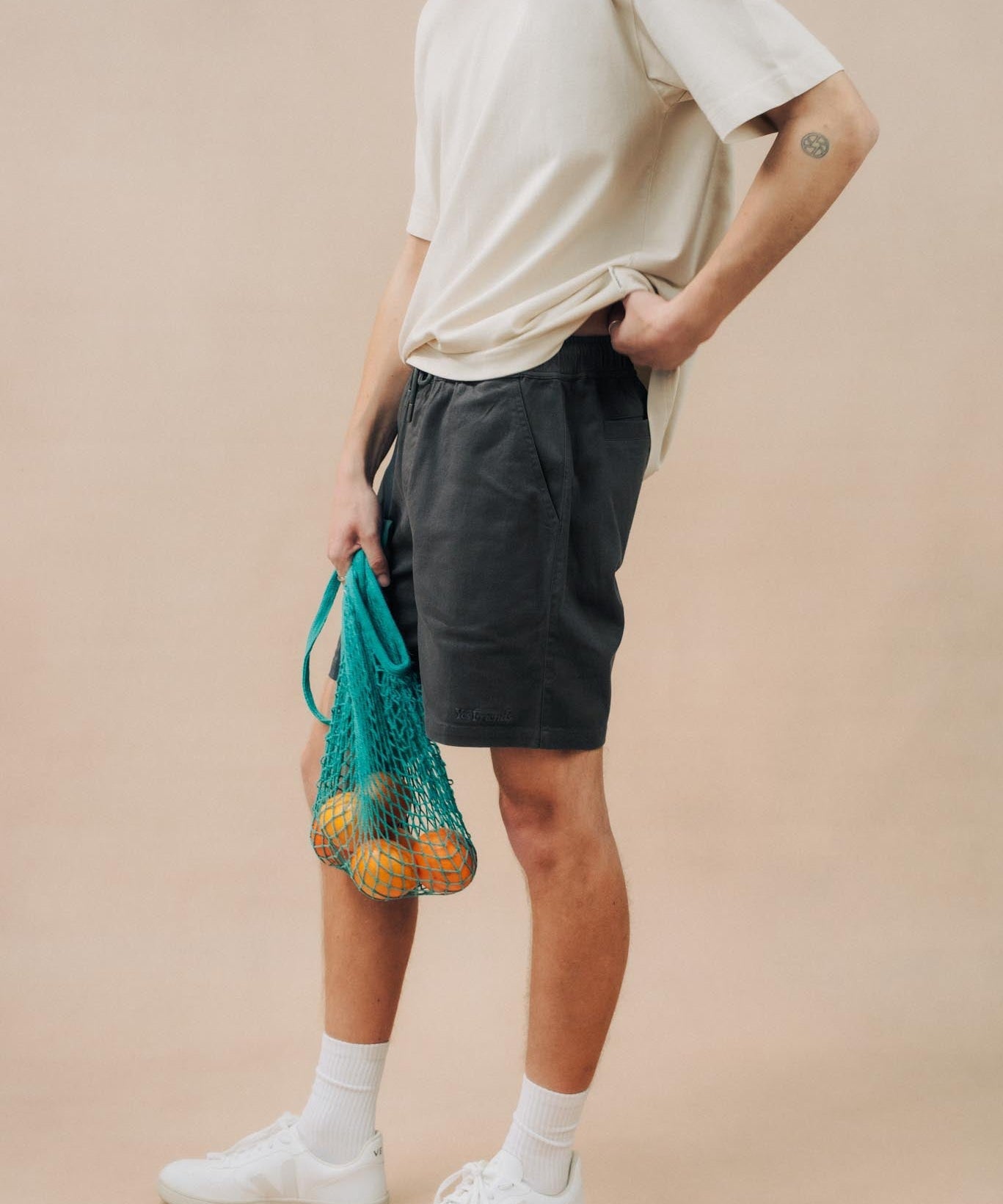 Relaxed Twill Shorts