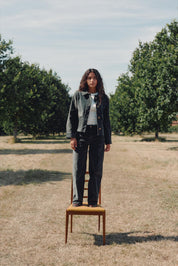 Cord Wide Leg Trousers