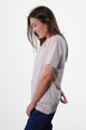 Women's Fairtrade Sustainable Organic Cotton Dusty Pink T-shirt