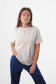 Women's Fairtrade Sustainable Organic Cotton Ecru T-shirt