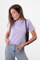 Women's Sustainable Organic Cotton Lilac T-shirt