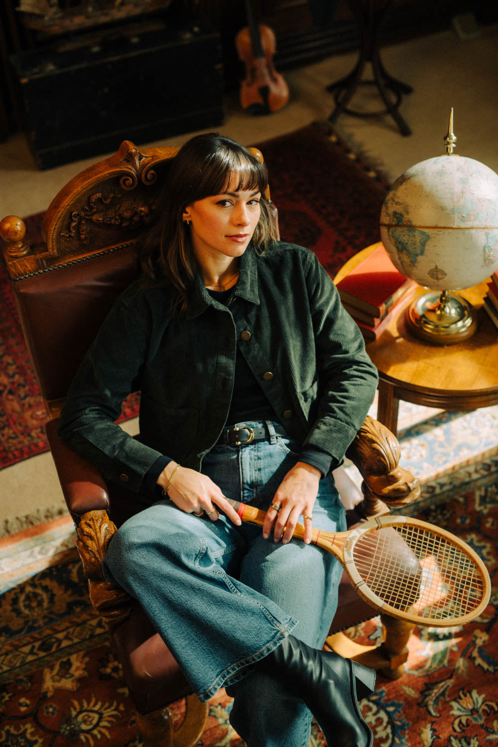 Boxy Organic Corduroy Jacket