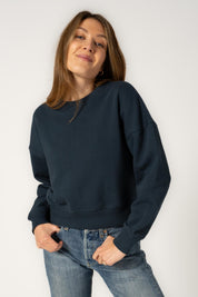 All-Year Cropped Organic Sweatshirt