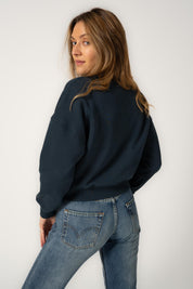 All-Year Cropped Organic Sweatshirt