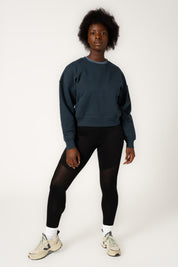 All-Year Cropped Organic Sweatshirt