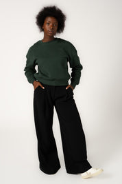 All-Year Cropped Organic Sweatshirt