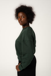 All-Year Cropped Organic Sweatshirt