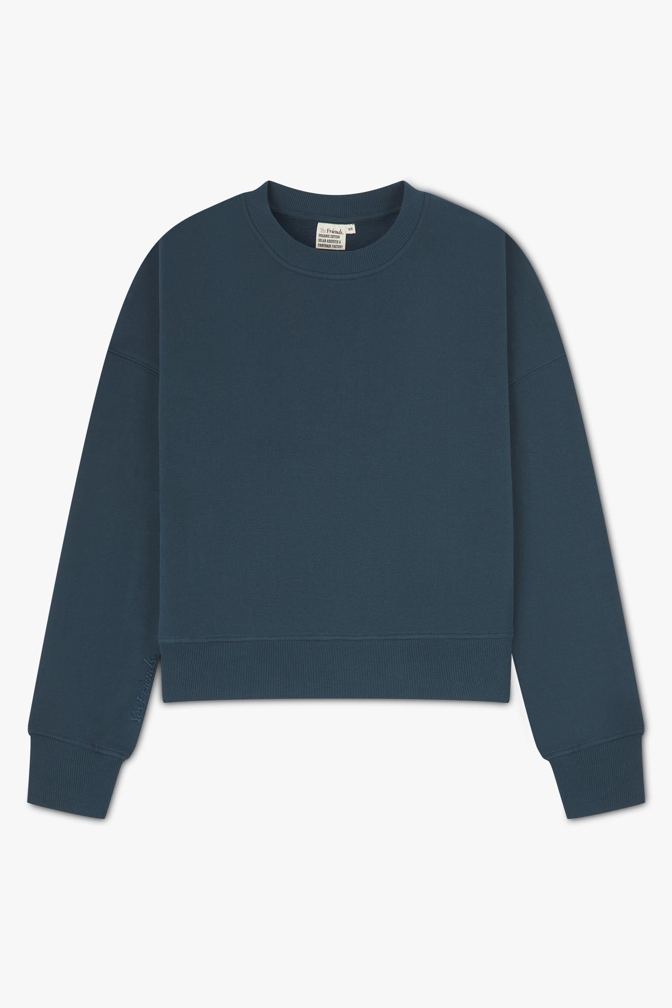 All-Year Cropped Organic Sweatshirt