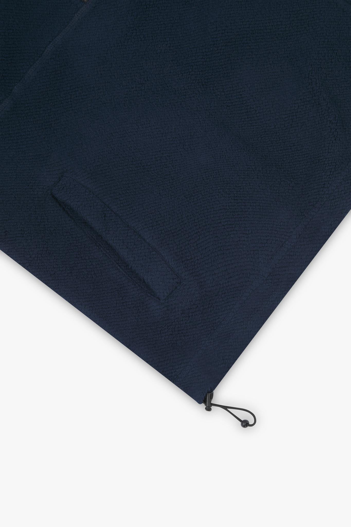 1/4 Zip Organic Cotton Cropped Fleece