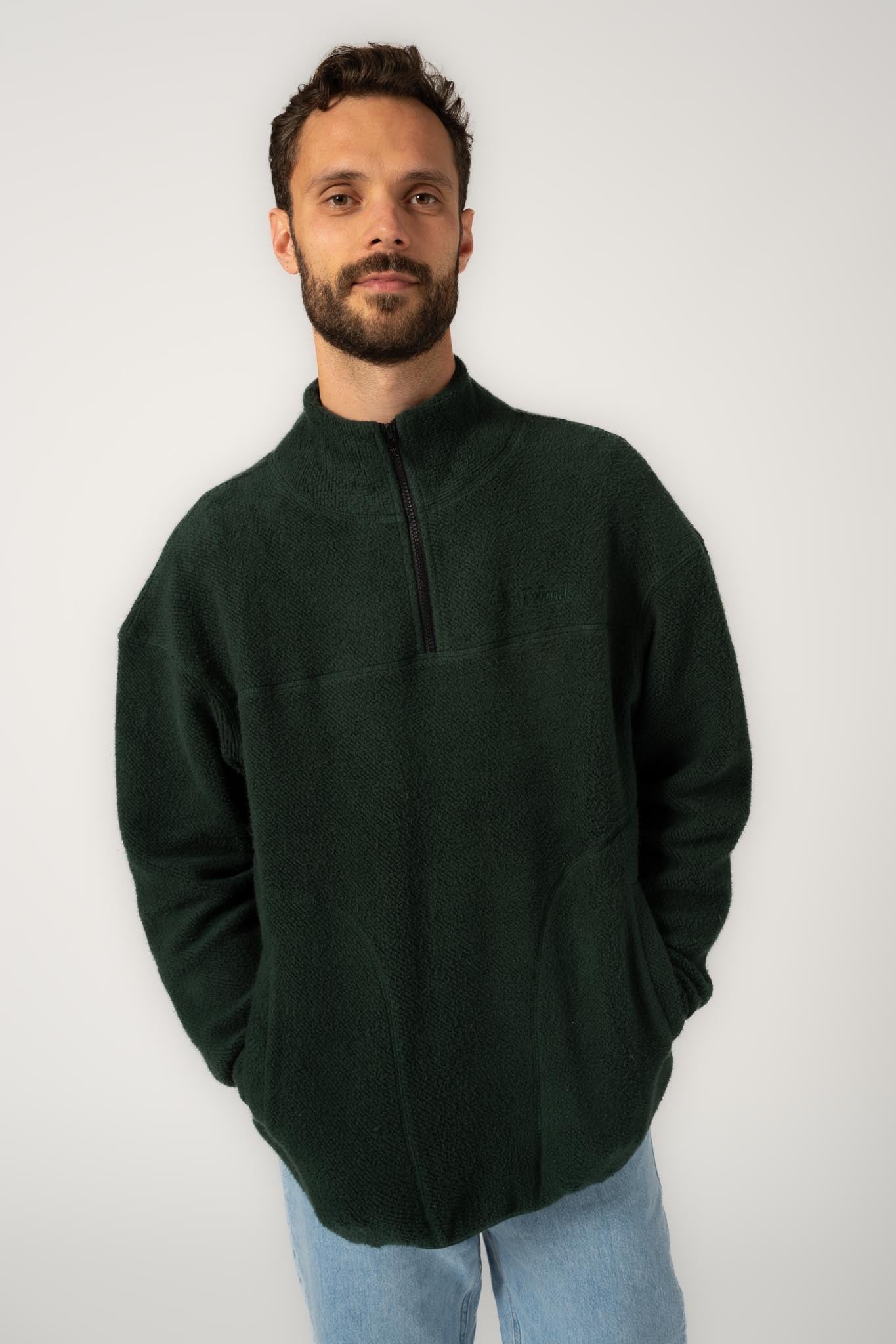 1/4 Zip Organic Cotton Fleece