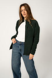 Unisex Full-Zip Organic Cotton Fleece