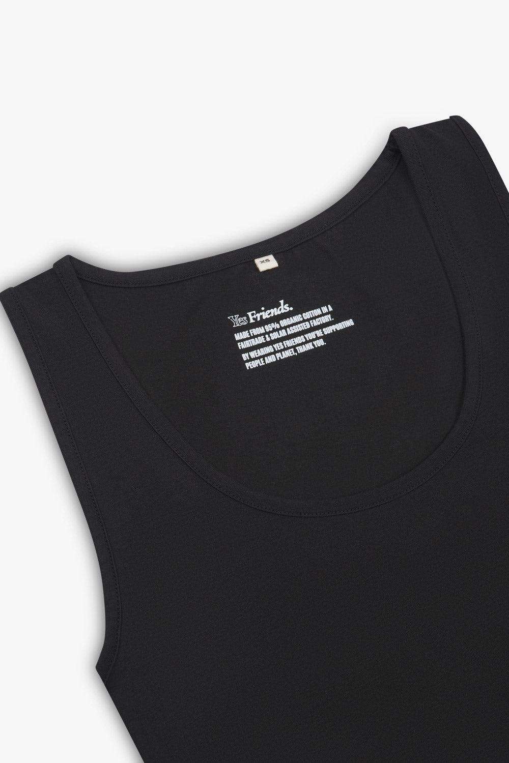 organic cotton hemp border tank top ブラック ORGANIC COTTON HEMP BORDER T-SHIRTS/GRAY | ARGUE