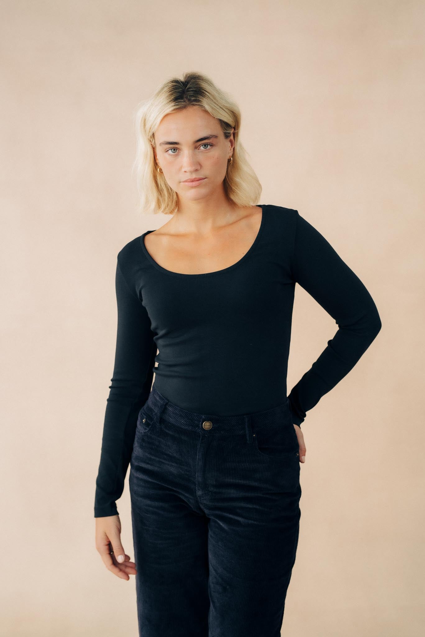 Reversible Long Sleeve Top