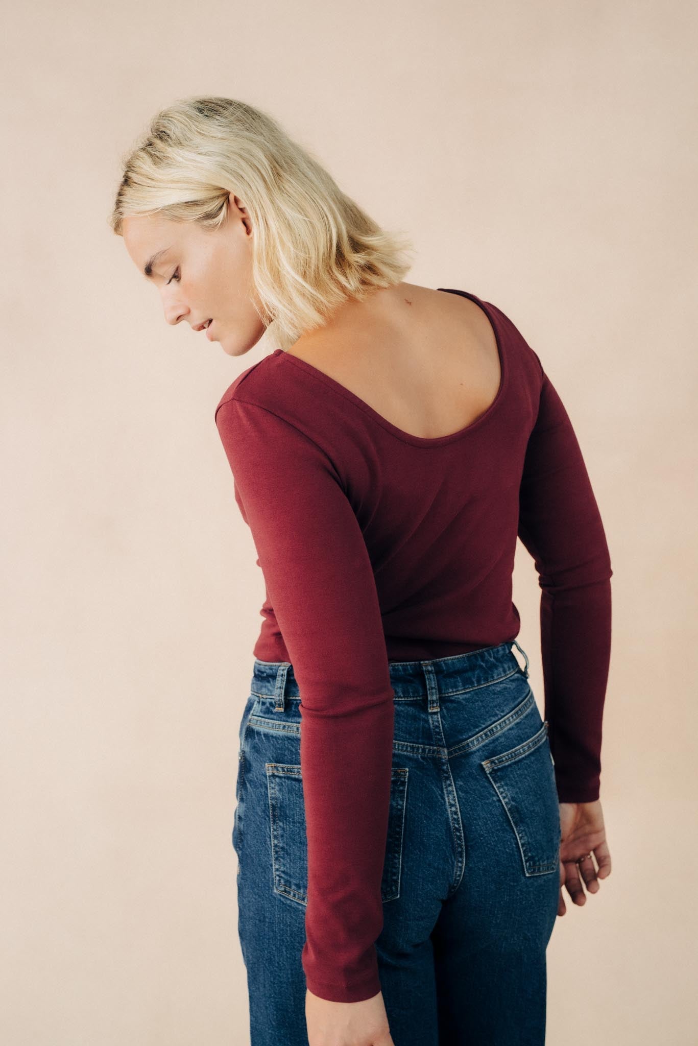 Reversible Long Sleeve Top