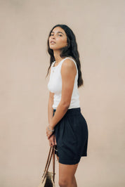 Linen EcoVero™️ Tailored Shorts