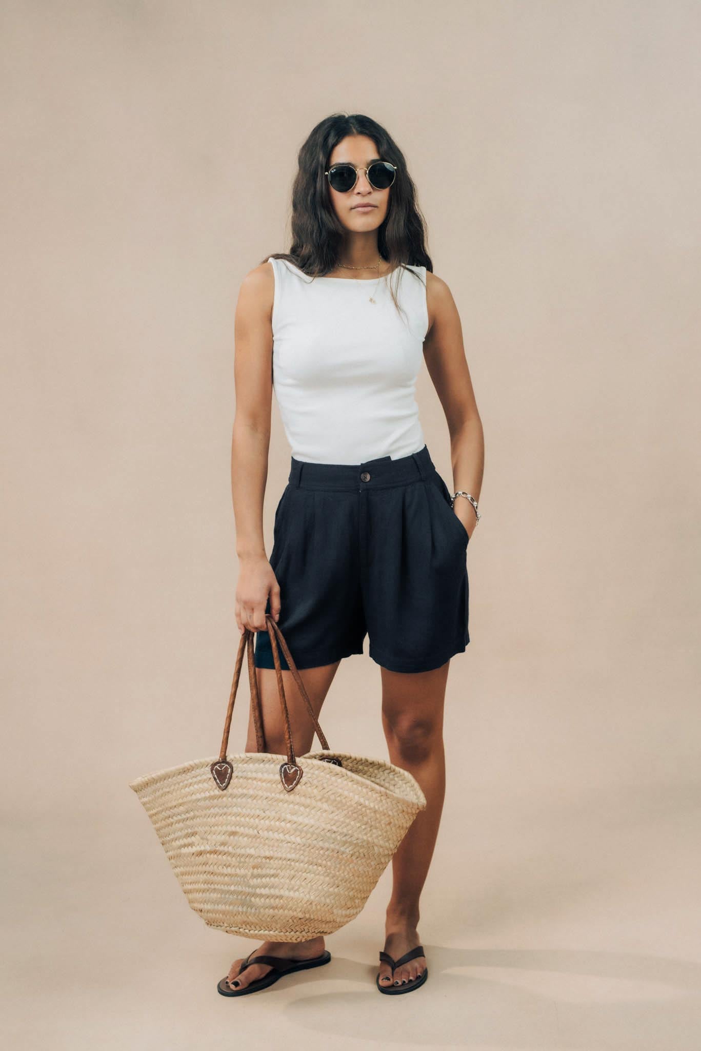 Linen EcoVero™️ Tailored Shorts